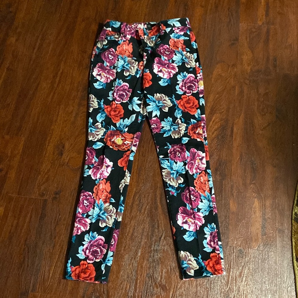 Chico Jeggings pants floral size 0 approx 4